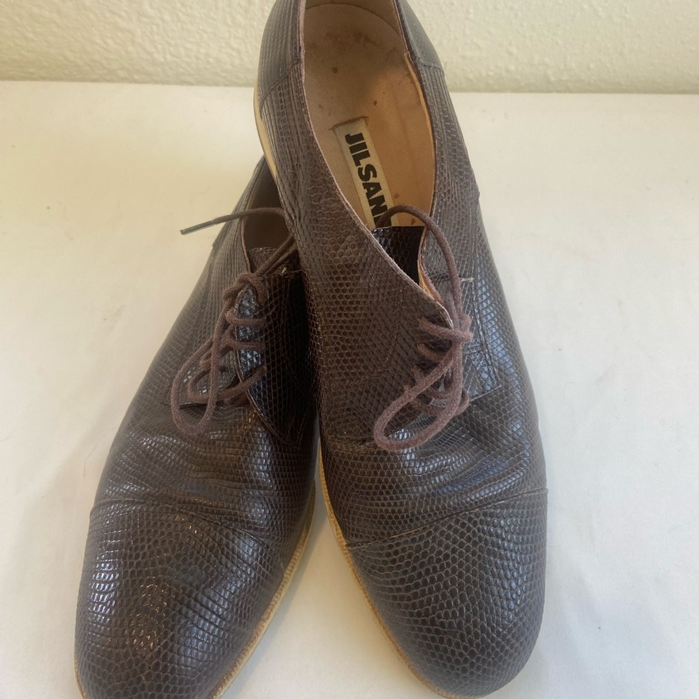 Jil Sander lizard oxford’s